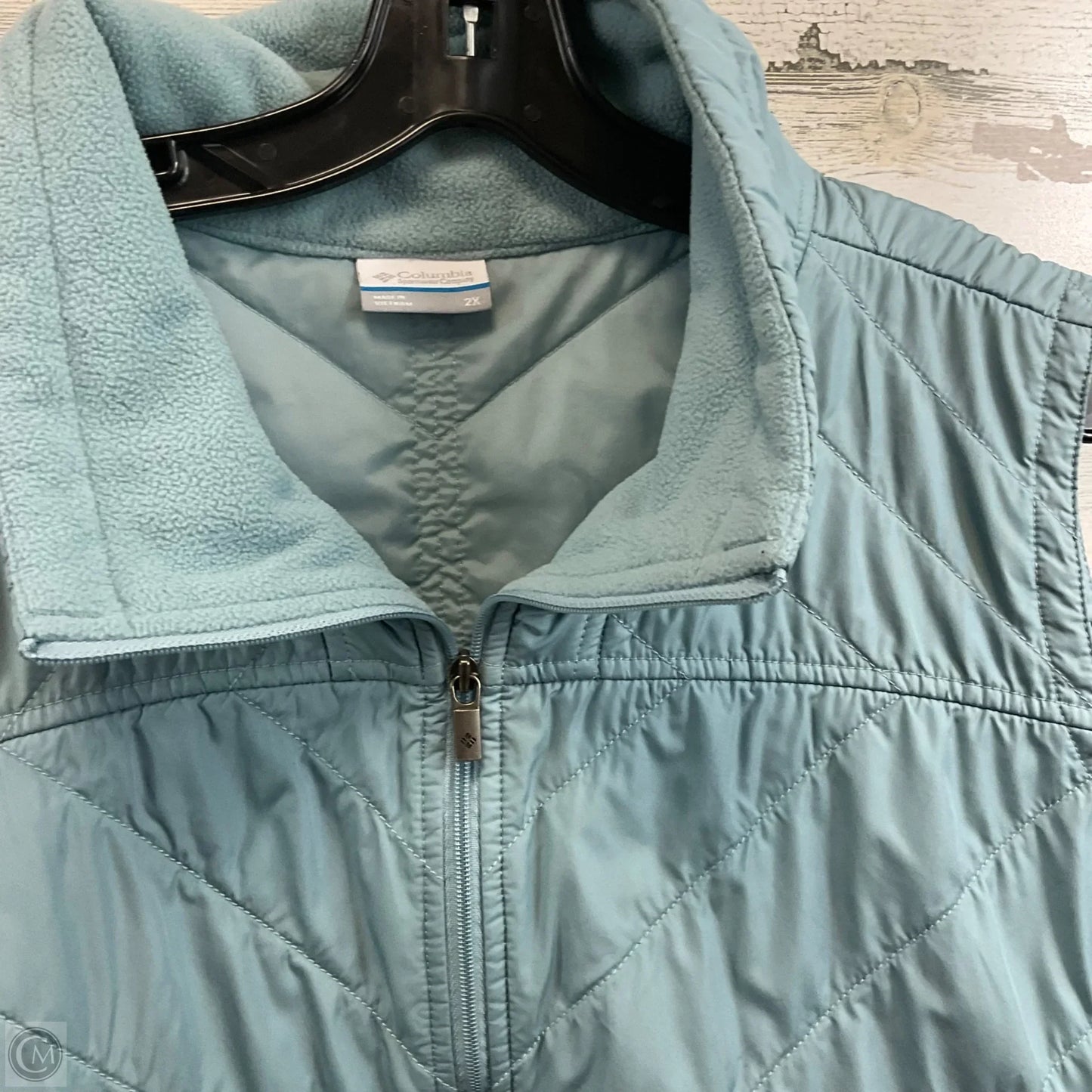 Vest Puffer & Quilted By Columbia In Green, Size: 2x