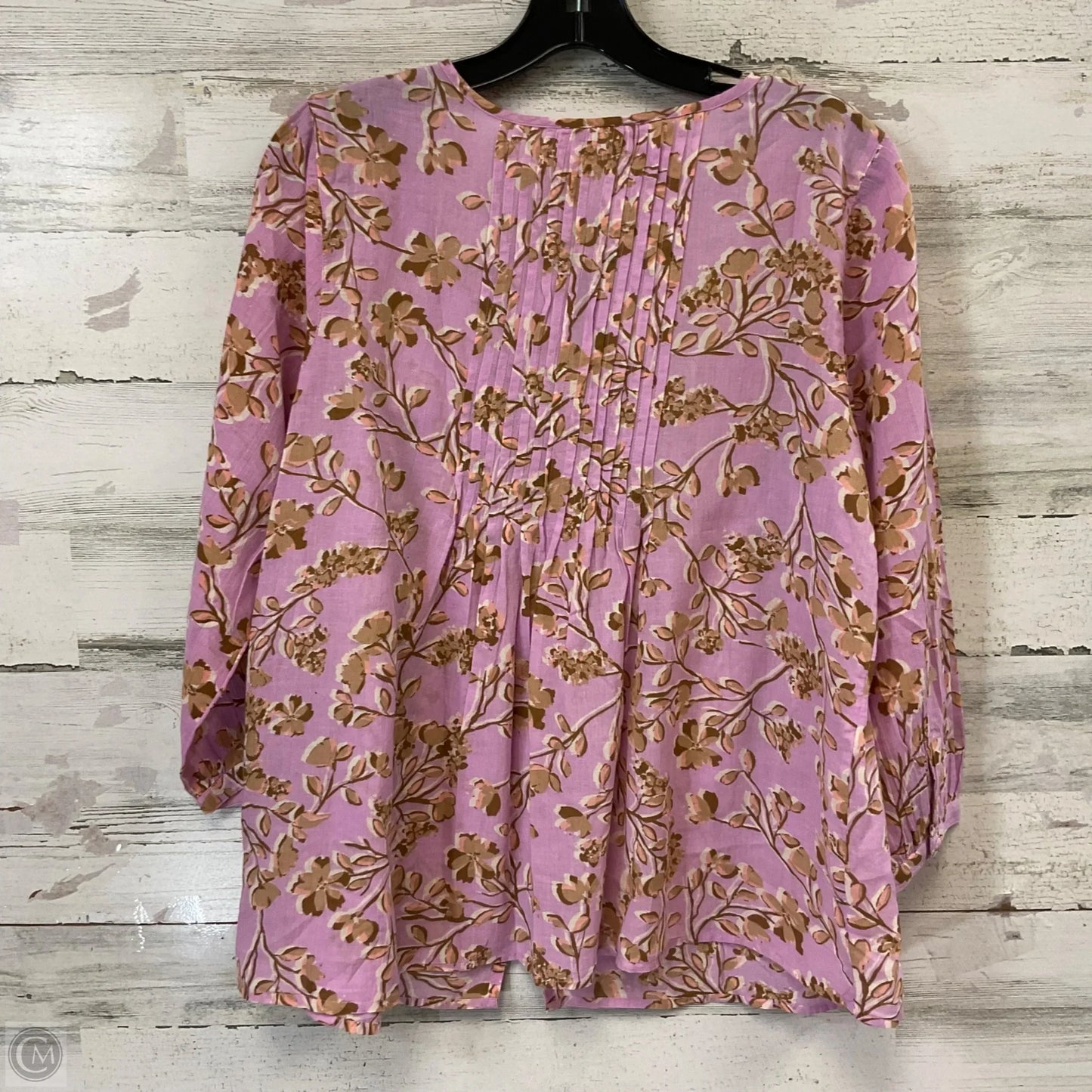 Top Long Sleeve By J. Jill In Pink, Size: S