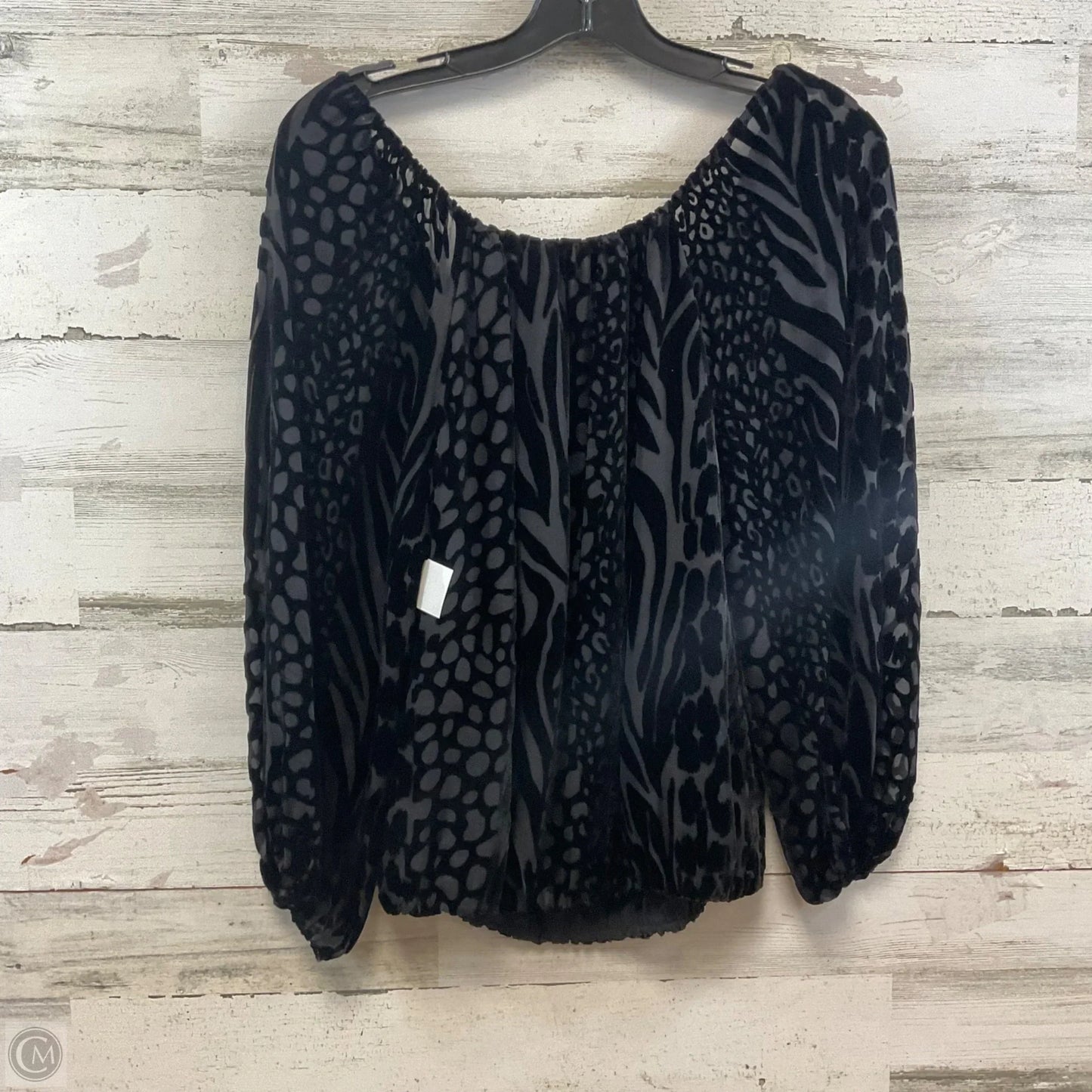 Top Long Sleeve Designer By Alice + Olivia In Black, Size: Xs