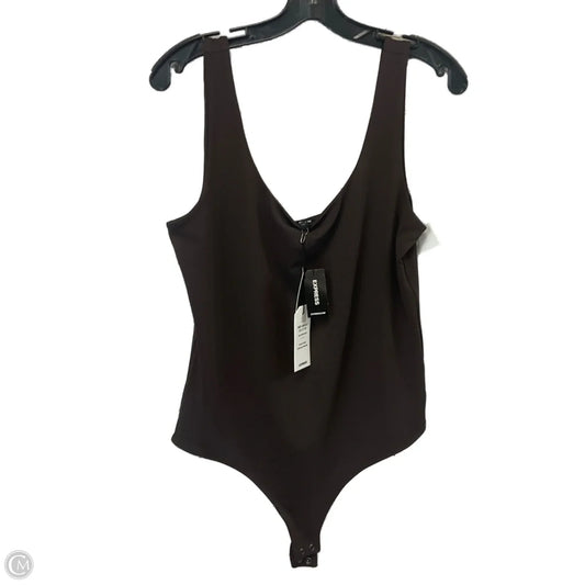 Bodysuit By Express In Brown, Size: L