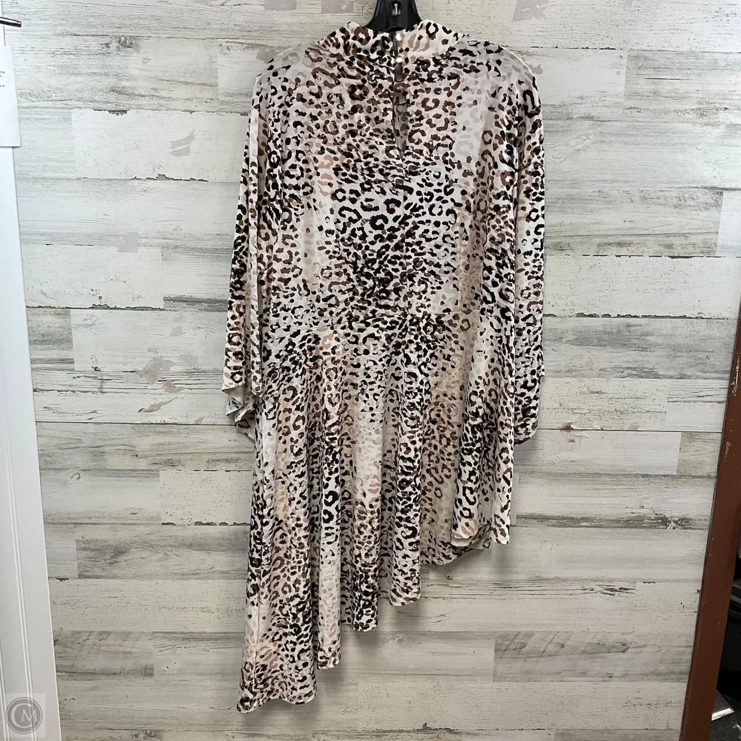 Top Long Sleeve Basic By Cato In Brown, Size: 2x