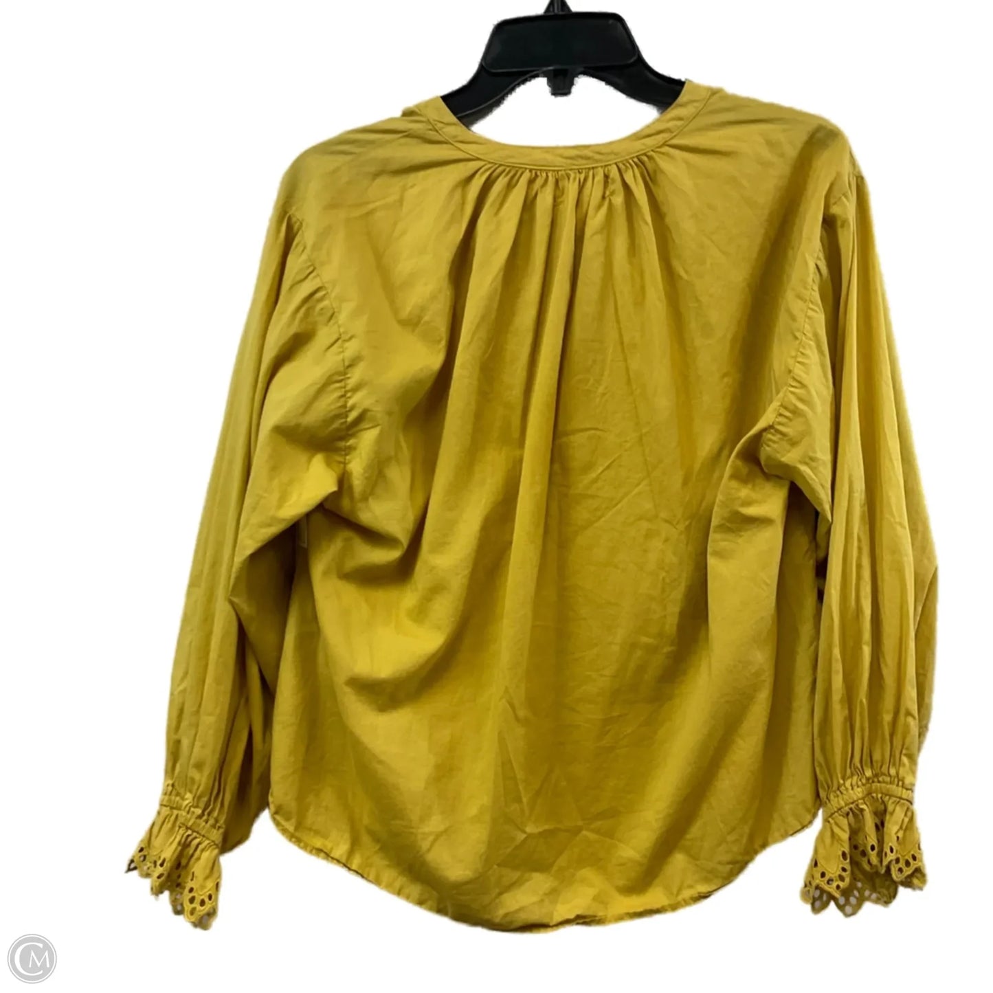 Top Long Sleeve By Velvet In Gold, Size: Xs