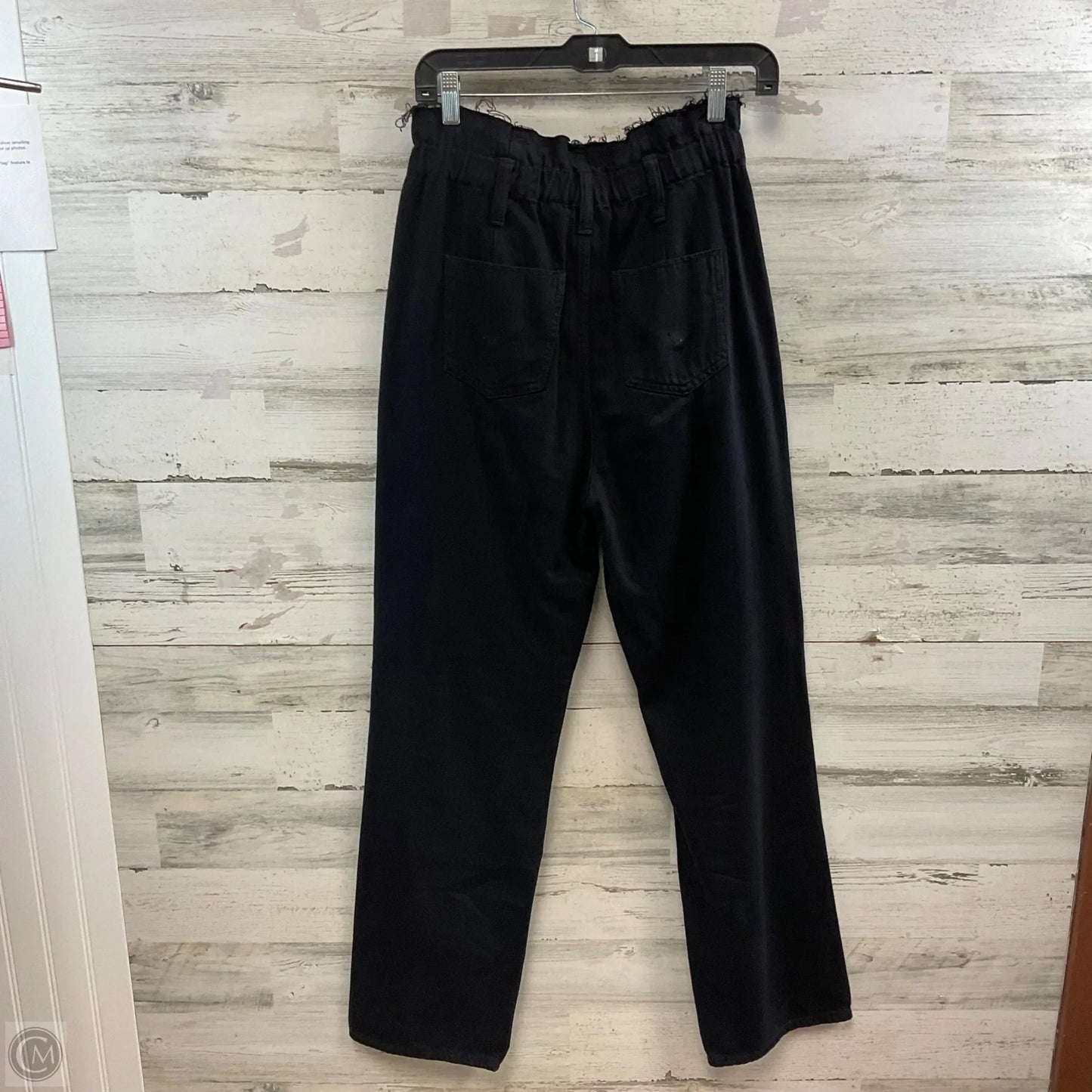 Jeans Wide Leg By Hudson In Black, Size: 4