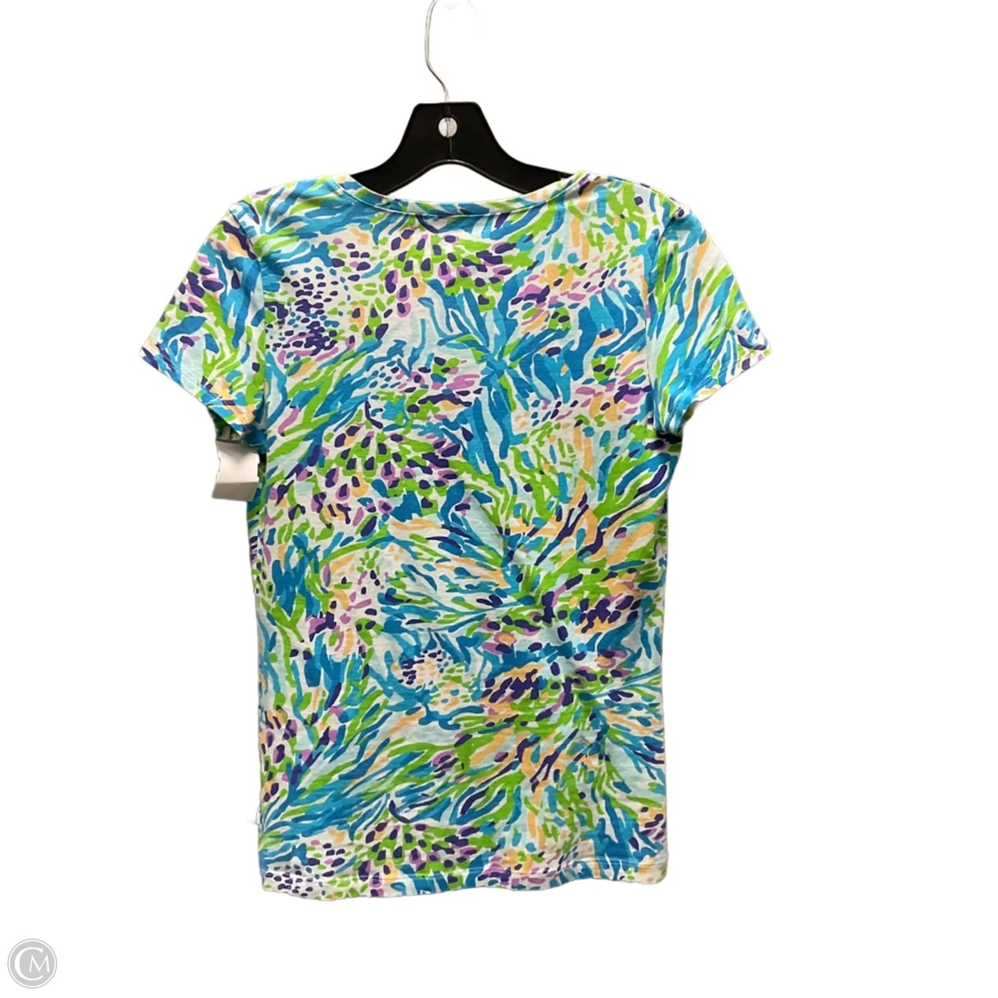 Top Short Sleeve By Lilly Pulitzer In Blue, Size: Xs