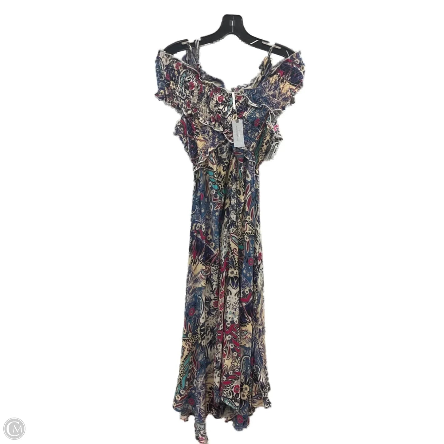 Dress Casual Midi By Anthropologie In Cream, Size: Sp