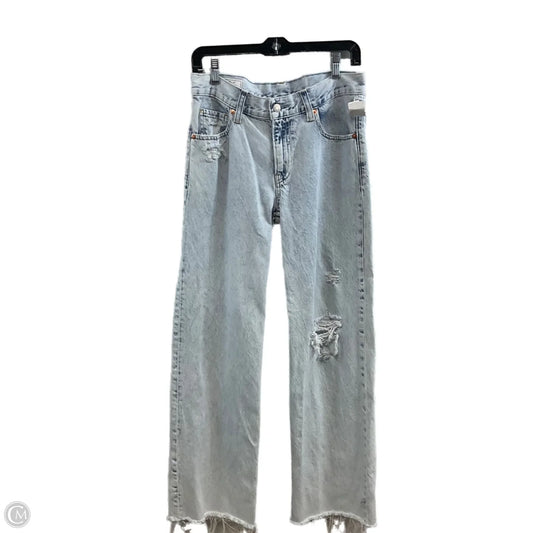 Jeans Straight By Gap In Blue Denim, Size: 2