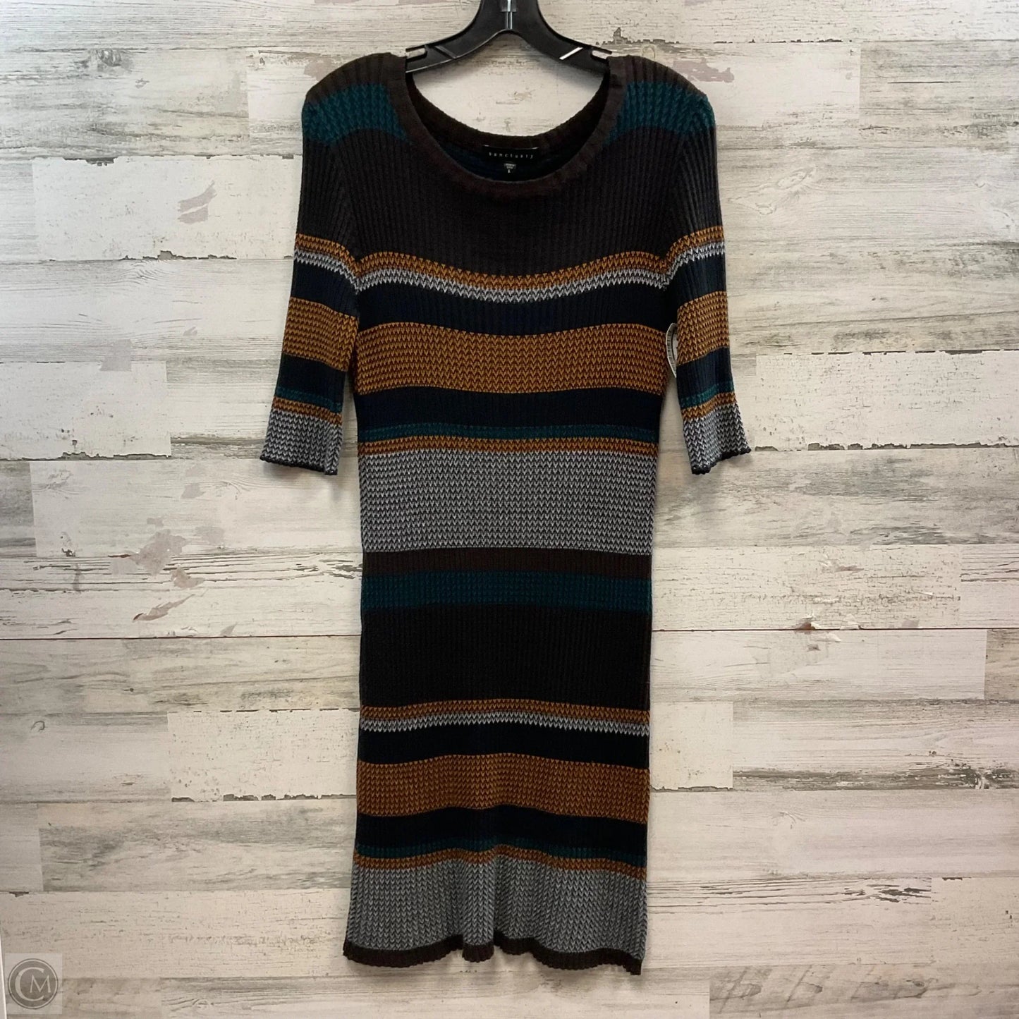 Dress Sweater By Sanctuary In Brown, Size: L