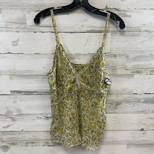 Top Sleeveless By J. Crew In Yellow, Size: L