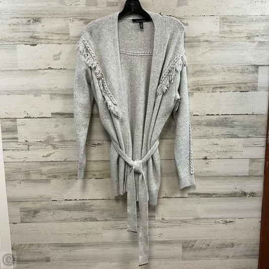 Sweater Cardigan By White House Black Market In Grey, Size: Xs