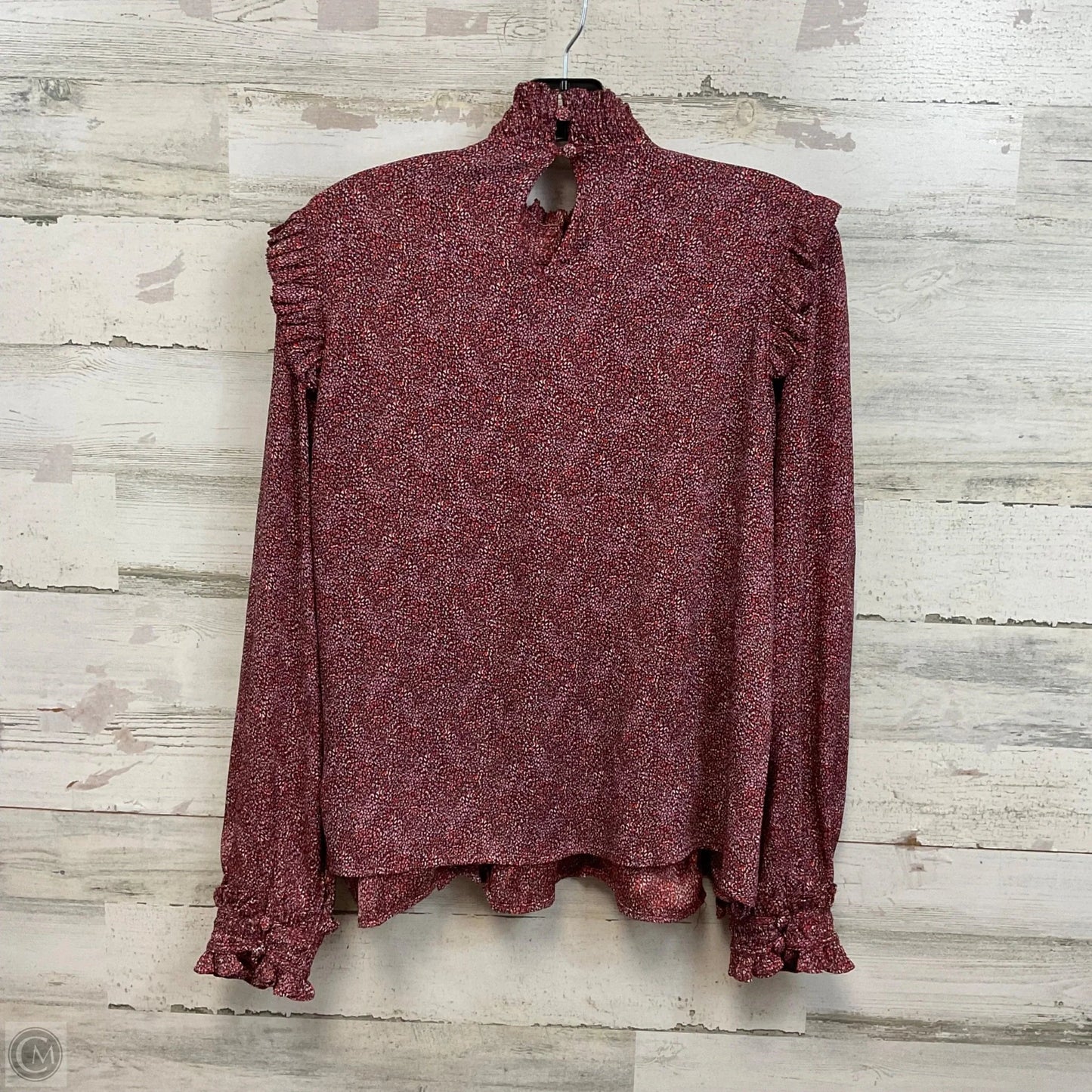 Blouse Long Sleeve By Dear John In Red, Size: M