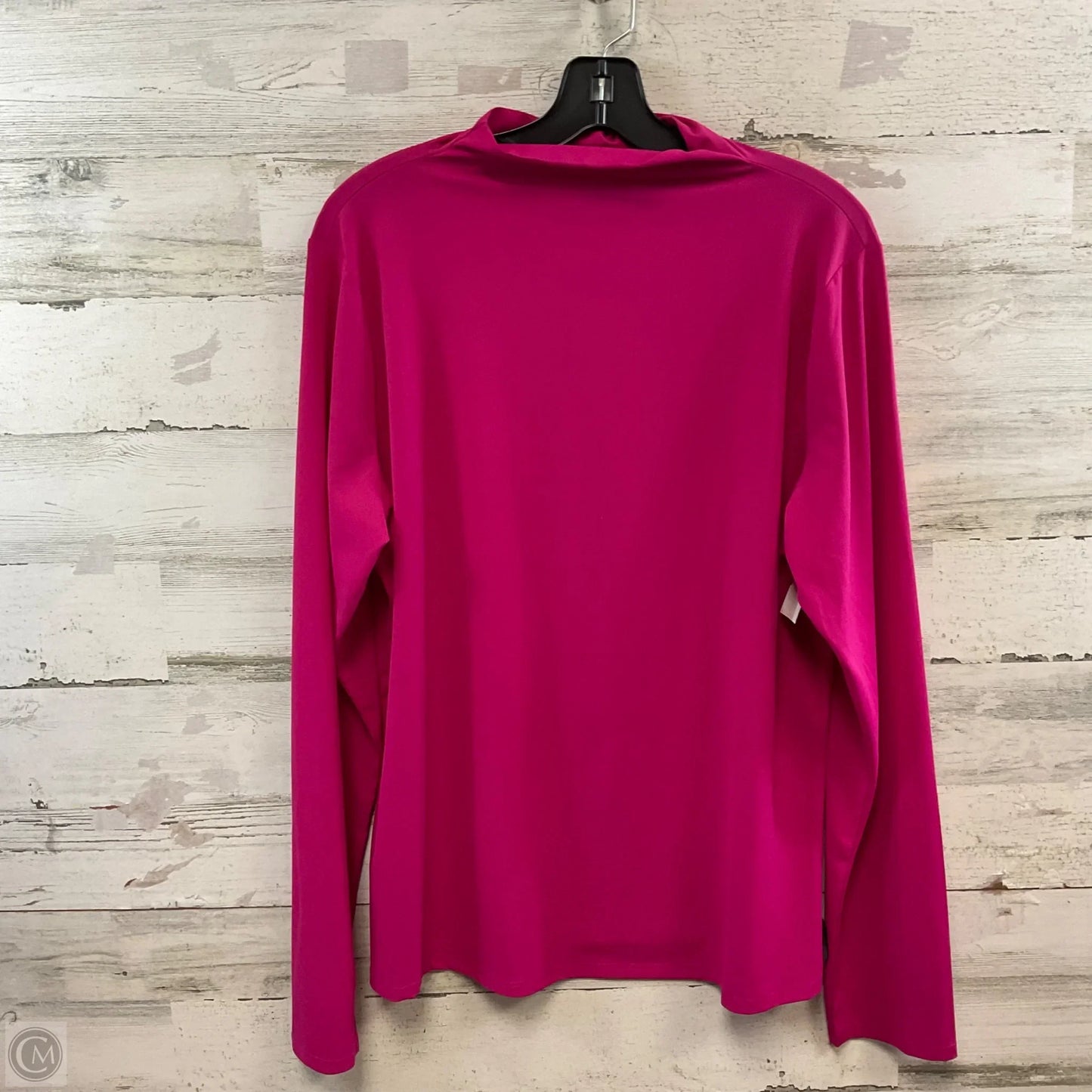 Top Long Sleeve By Worthington In Pink, Size: Xxl