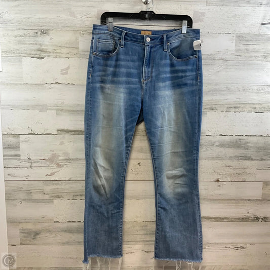 Jeans Wide Leg By Driftwood In Blue Denim, Size: 12