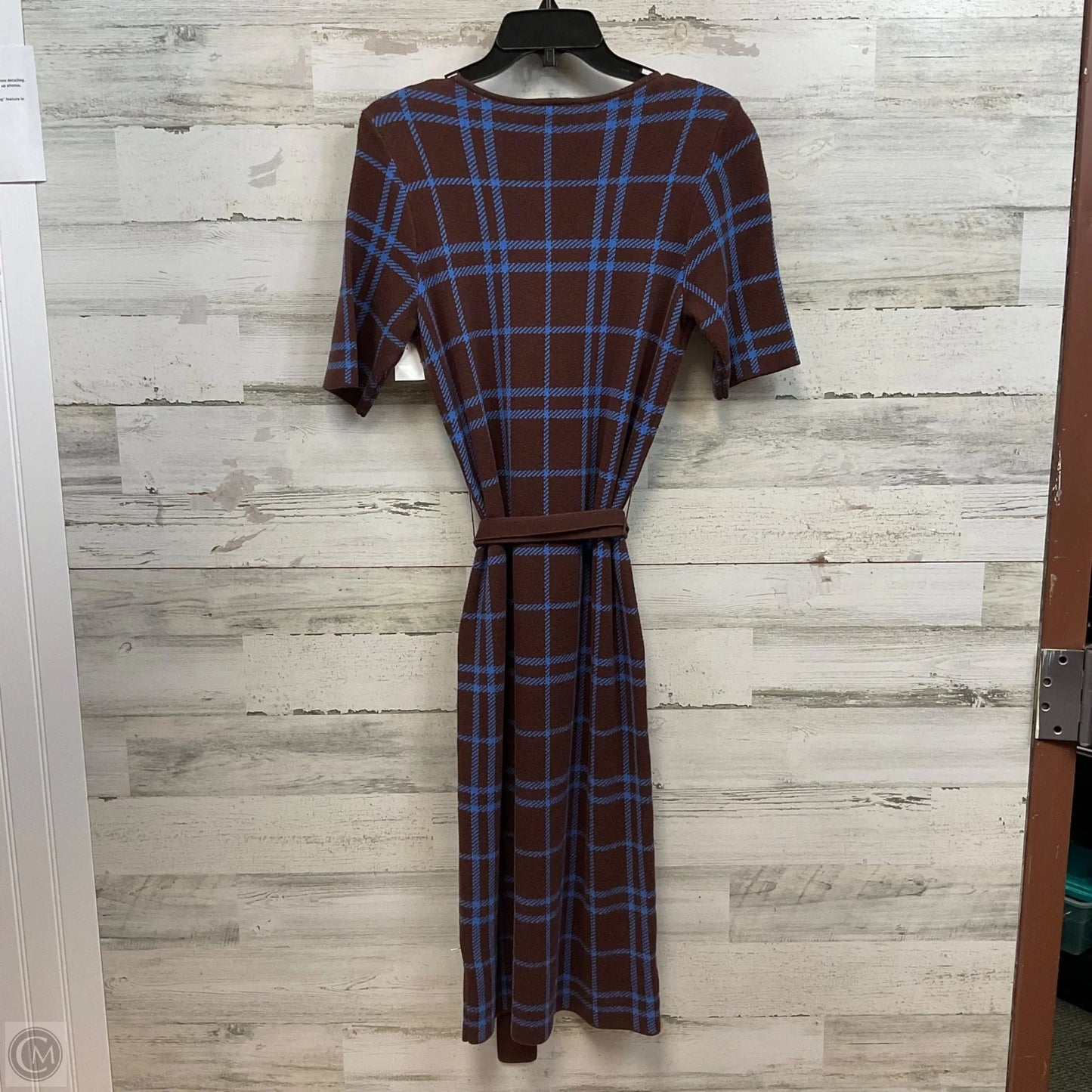 Dress Sweater By Ann Taylor In Brown & Purple, Size: S