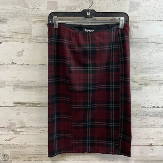 Skirt Mini & Short By Liverpool In Purple, Size: S