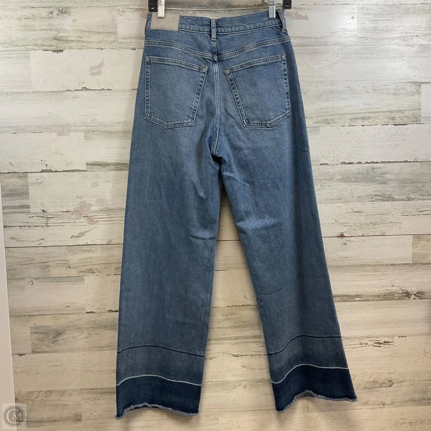 Jeans Wide Leg By Everlane In Blue Denim, Size: 4