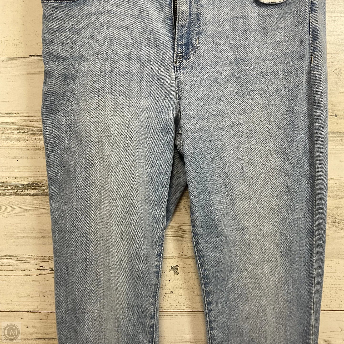 Jeans Straight By Liverpool In Blue Denim, Size: 10