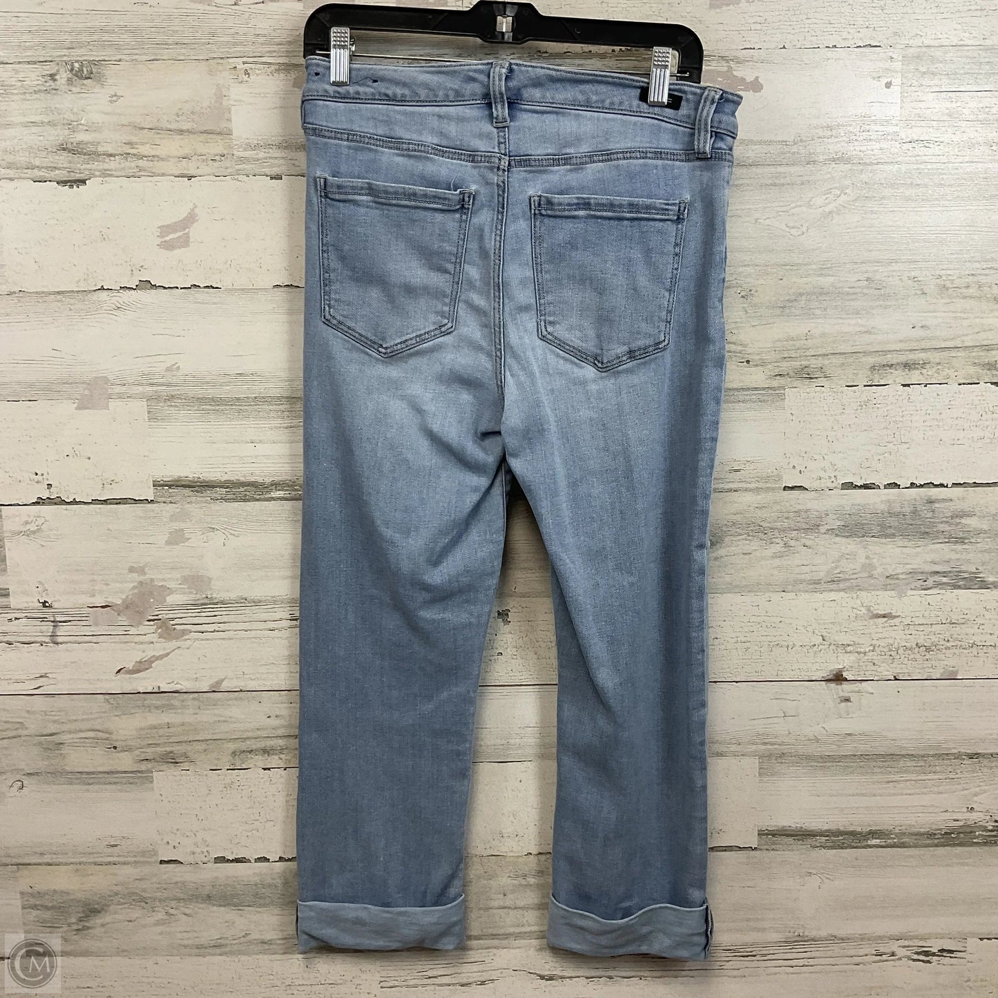 Jeans Straight By Liverpool In Blue Denim, Size: 10