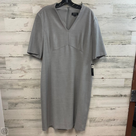 Dress Work By Tahari In Grey, Size: Xl