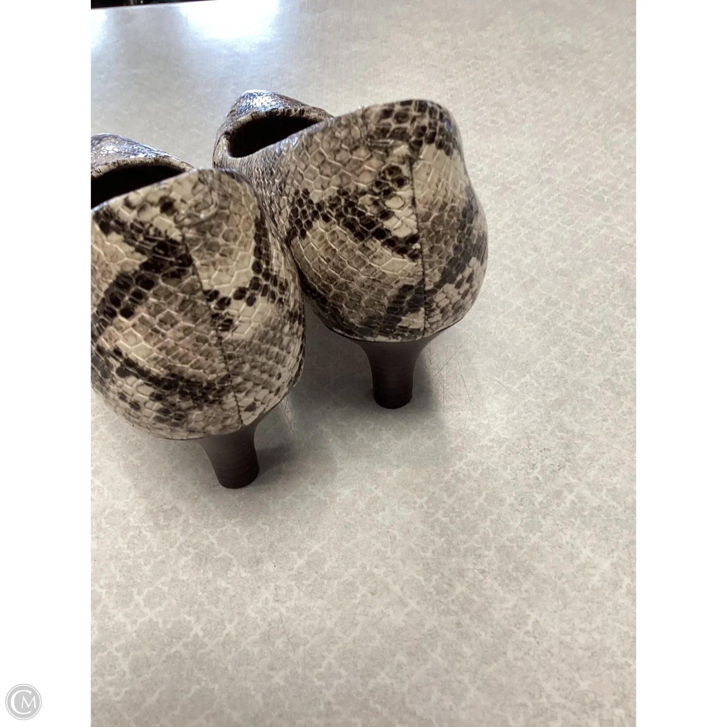 Shoes Heels Stiletto By Clarks In Brown, Size: 7.5