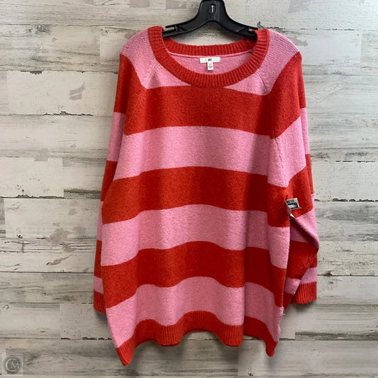 Sweater By Bp In Orange, Size: 3x