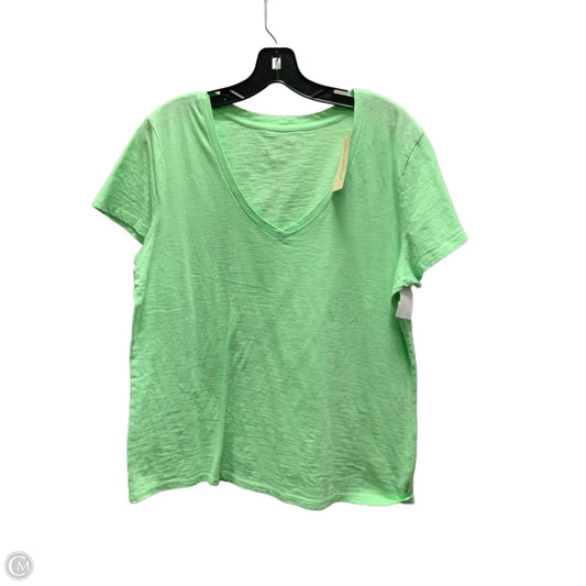 Top Short Sleeve Basic By Universal Thread In Green, Size: Xl