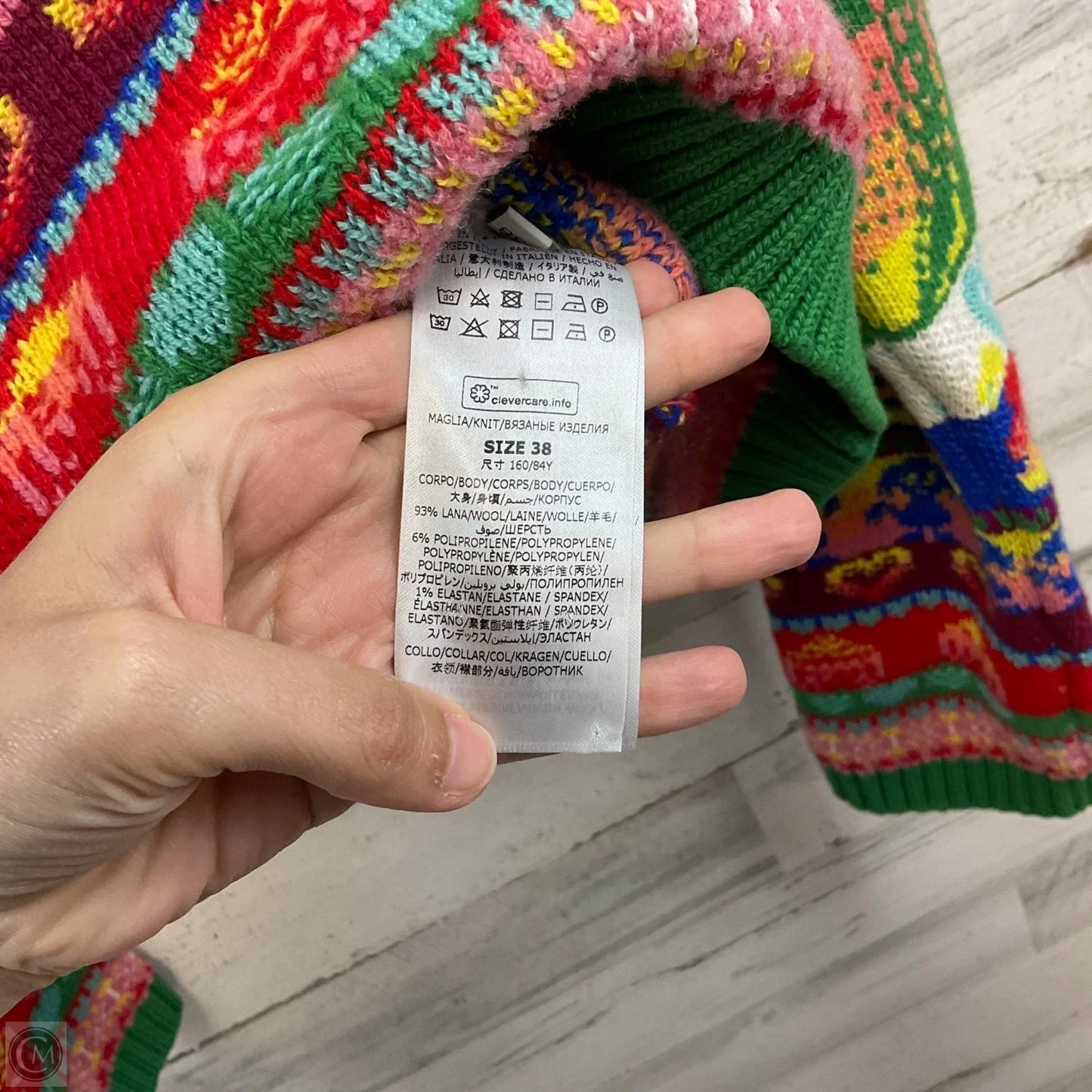 Sweater Luxury Designer By Stella Mccartney In Green, Size: S