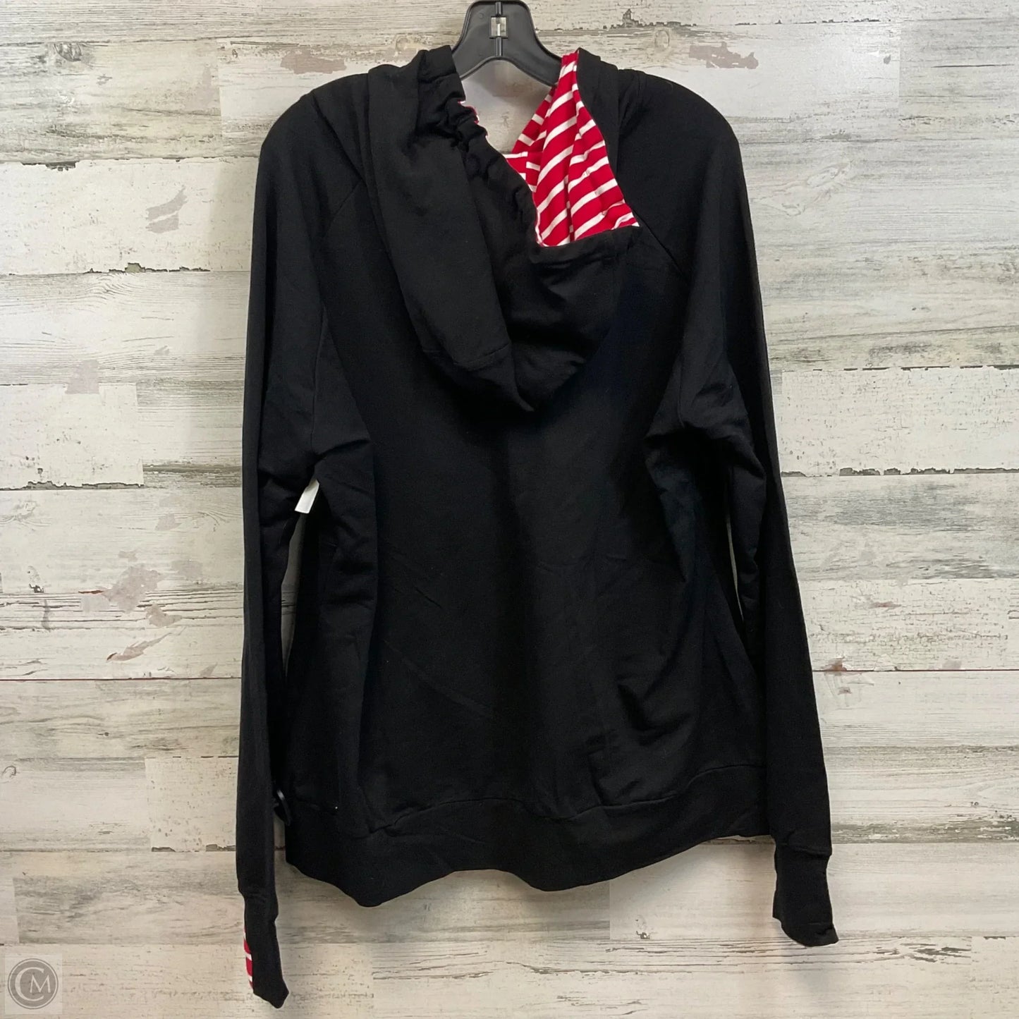Athletic Jacket By 7 Degrees In Black, Size: 3X