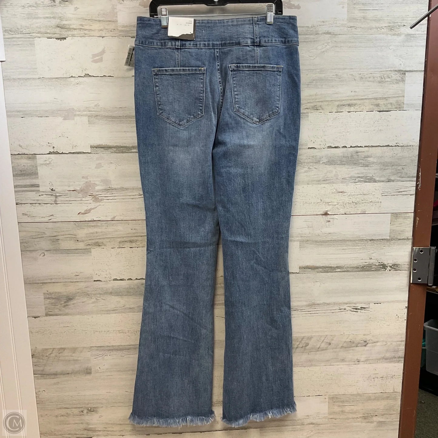 Jeans Wide Leg By Kancan In Blue Denim, Size: 12