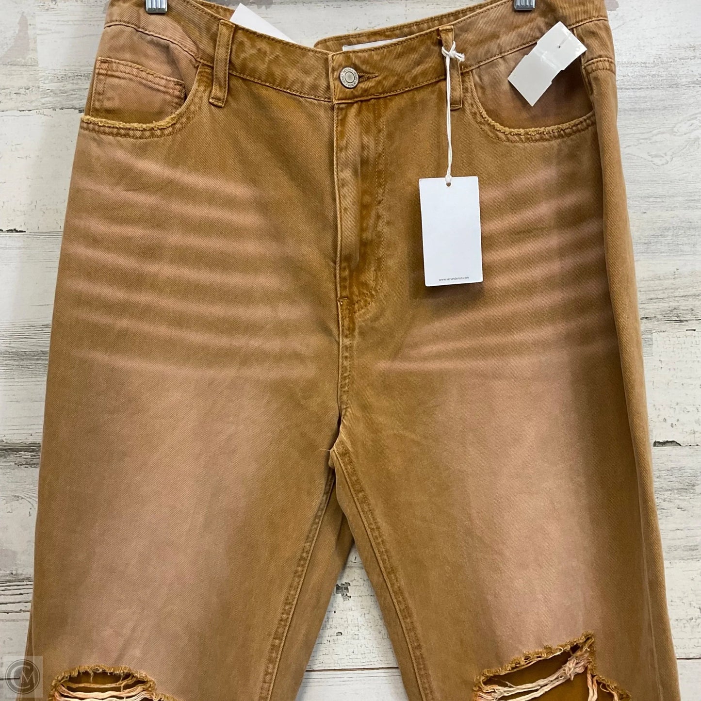 Pants Wide Leg By Vervet In Brown, Size: 12