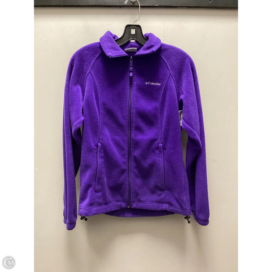 Jacket Fleece By Columbia In Purple, Size: S