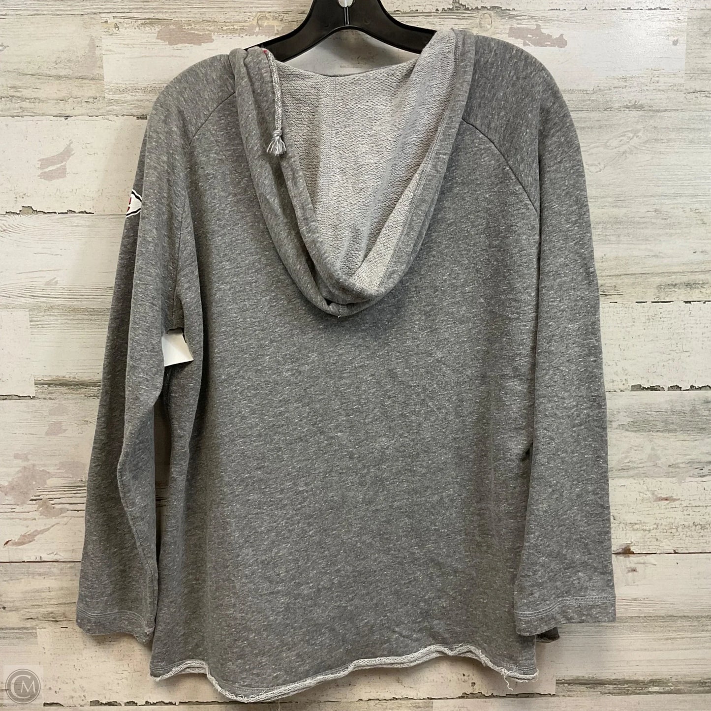 Sweatshirt Hoodie By Nfl In Grey, Size: Xl