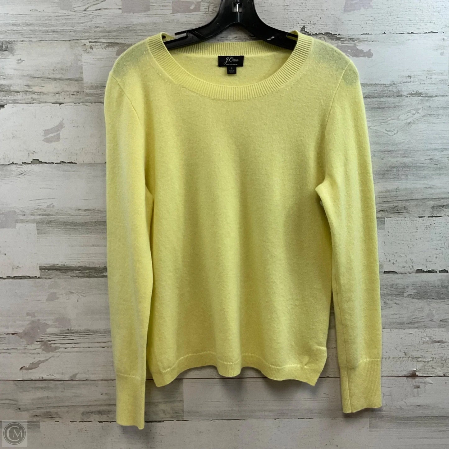 Sweater Cashmere By J. Crew In Yellow, Size: S