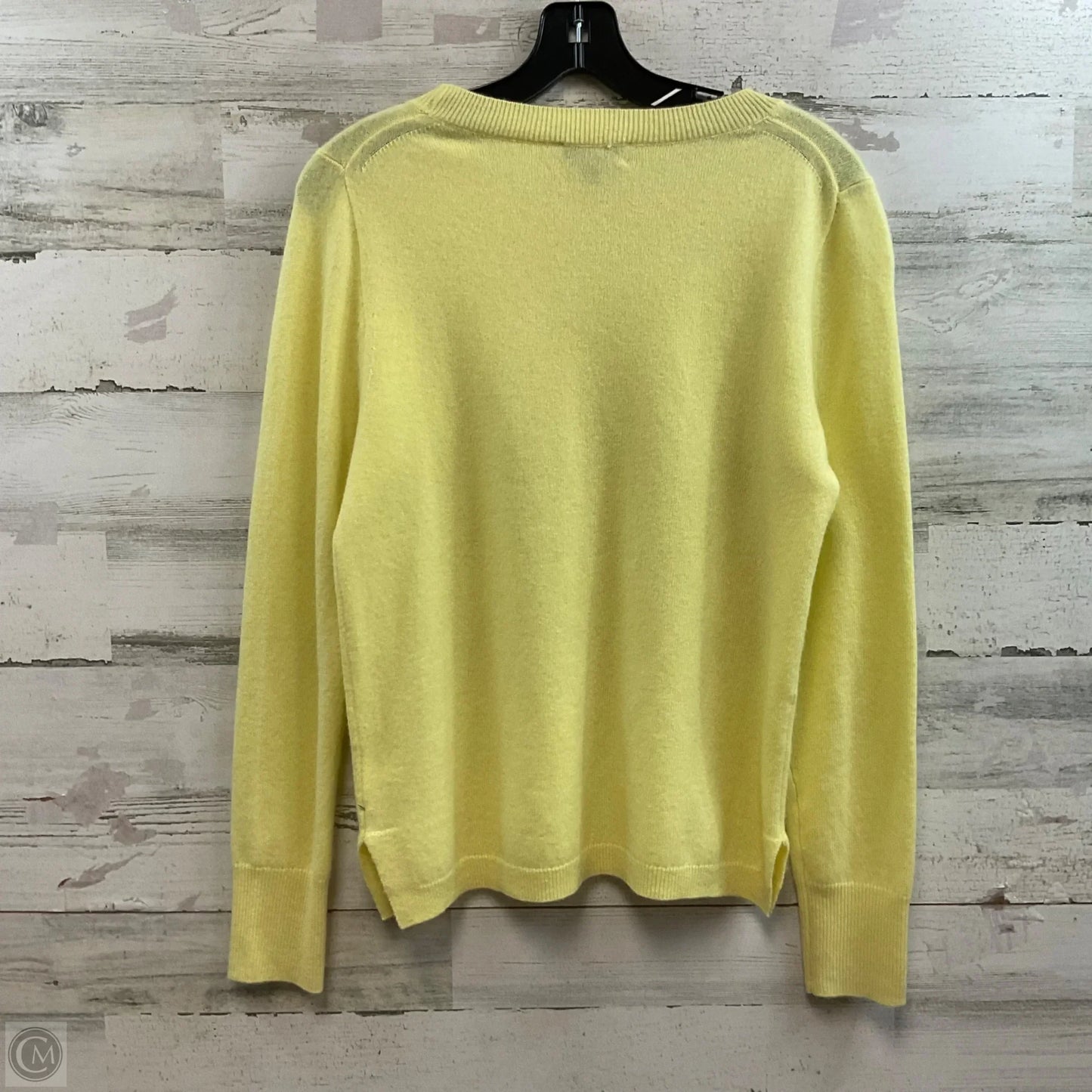 Sweater Cashmere By J. Crew In Yellow, Size: S