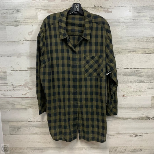 Blouse Long Sleeve By Sanctuary In Green, Size: 3x
