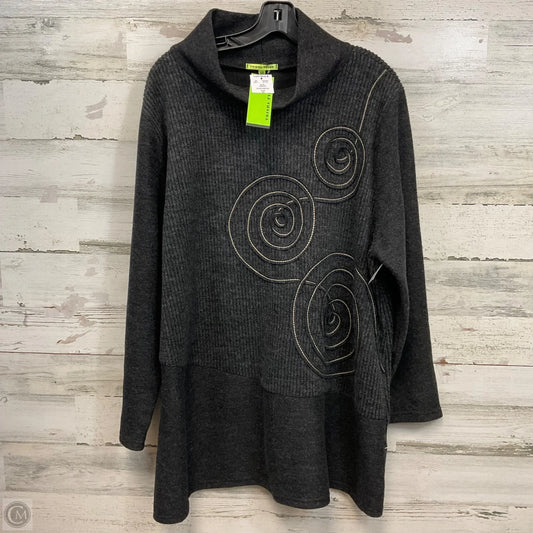 Sweater By Trisha Tyler In Black, Size: 2x