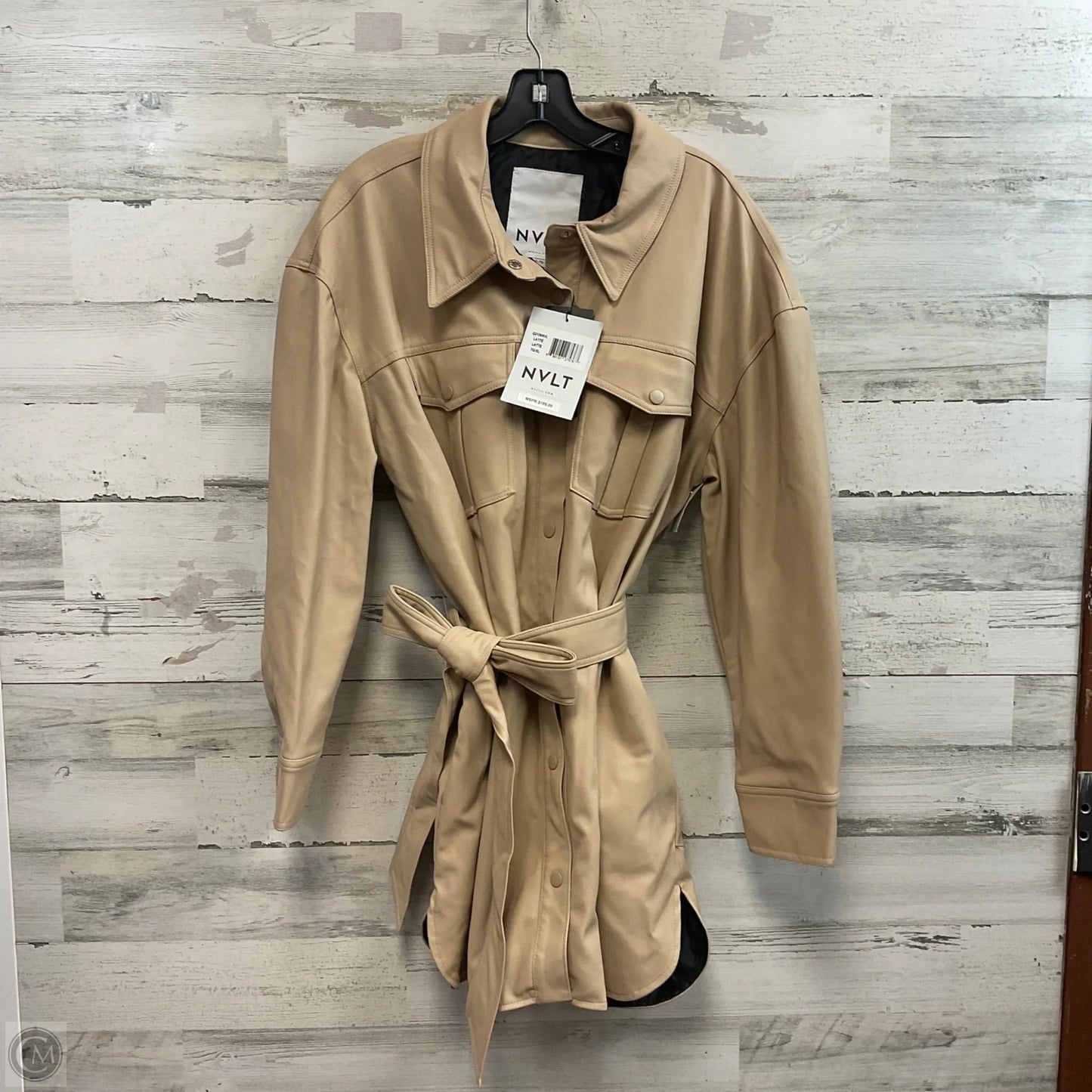 Jacket Leather By Anthropologie In Brown, Size: Xl