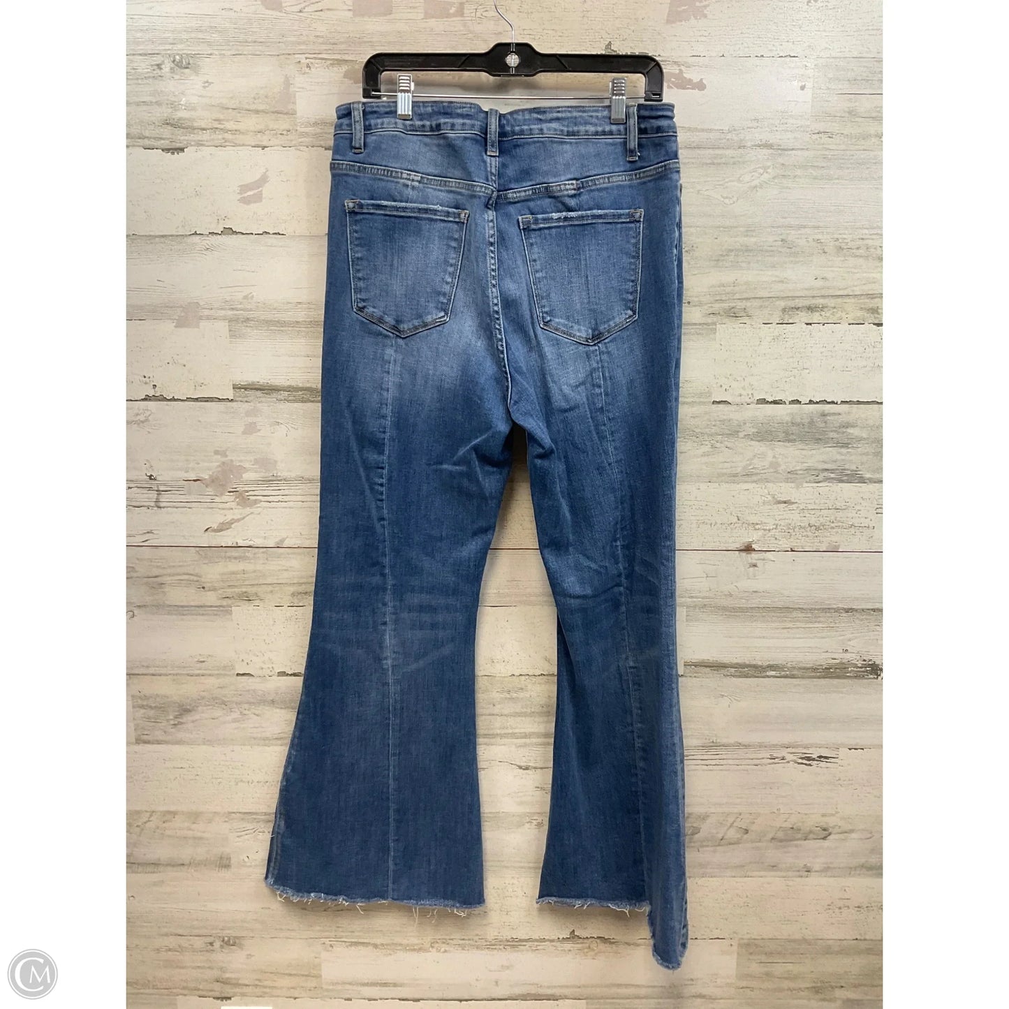 Jeans Flared By Altard State In Blue Denim, Size: 14
