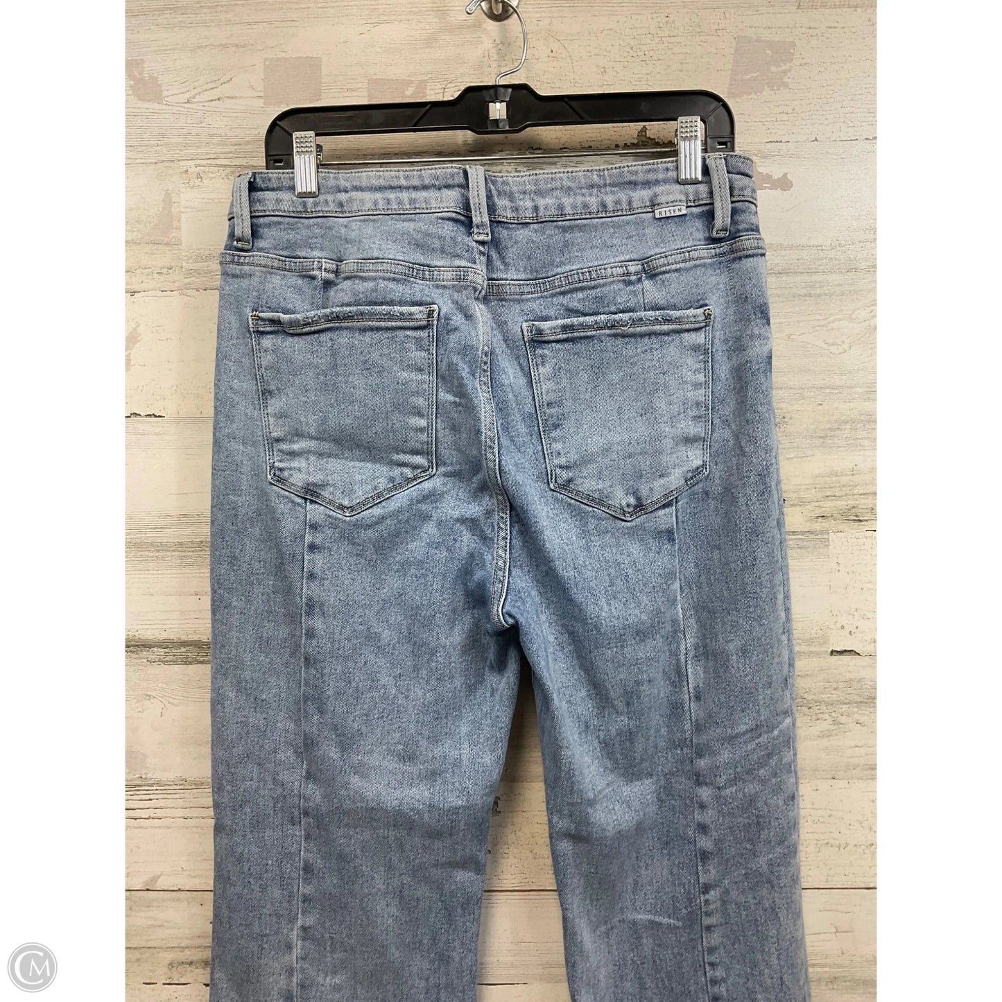 Jeans Wide Leg By Risen In Blue Denim, Size: 14