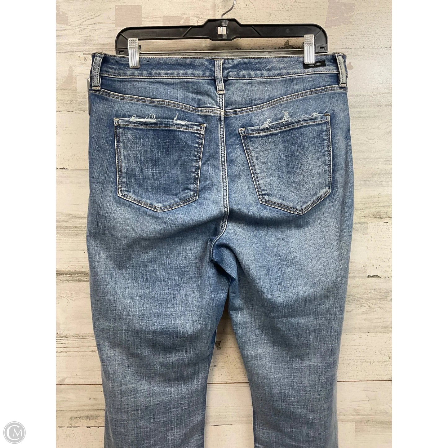 Jeans Flared By Liverpool In Blue Denim, Size: 12