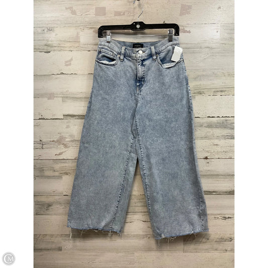 Jeans Wide Leg By Banana Republic In Blue Denim, Size: 6