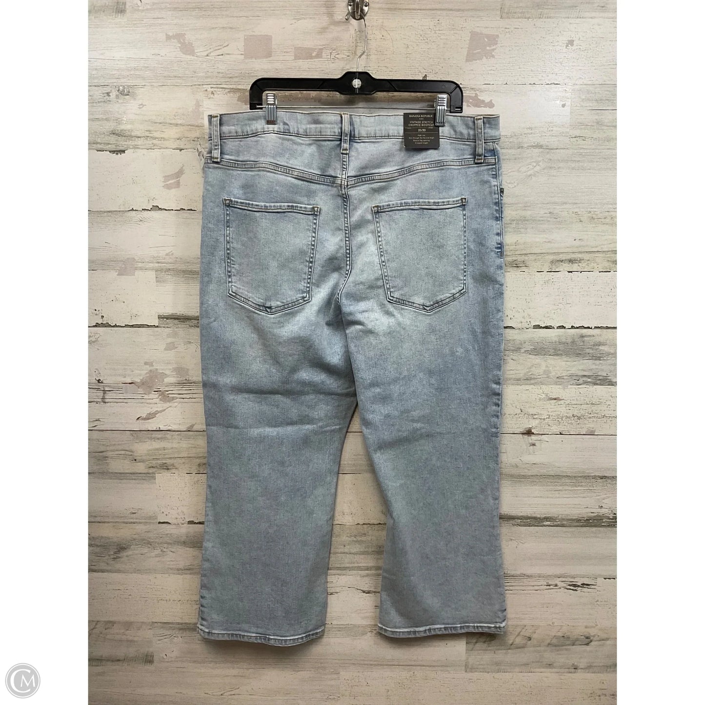 Jeans Boot Cut By Banana Republic In Blue Denim, Size: 20