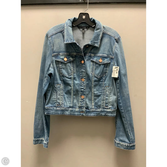 Jacket Denim By White House Black Market In Blue Denim, Size: Xl