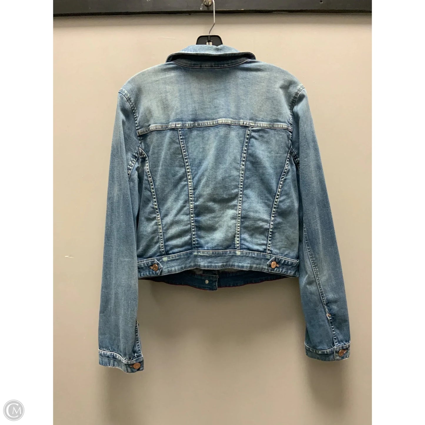 Jacket Denim By White House Black Market In Blue Denim, Size: Xl