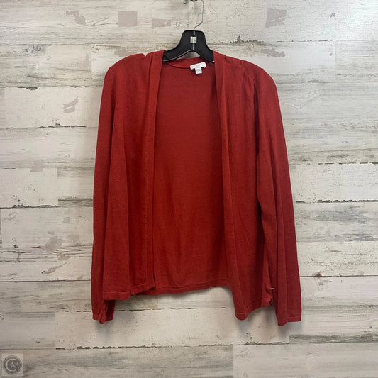 Cardigan By J. Jill In Orange, Size: M