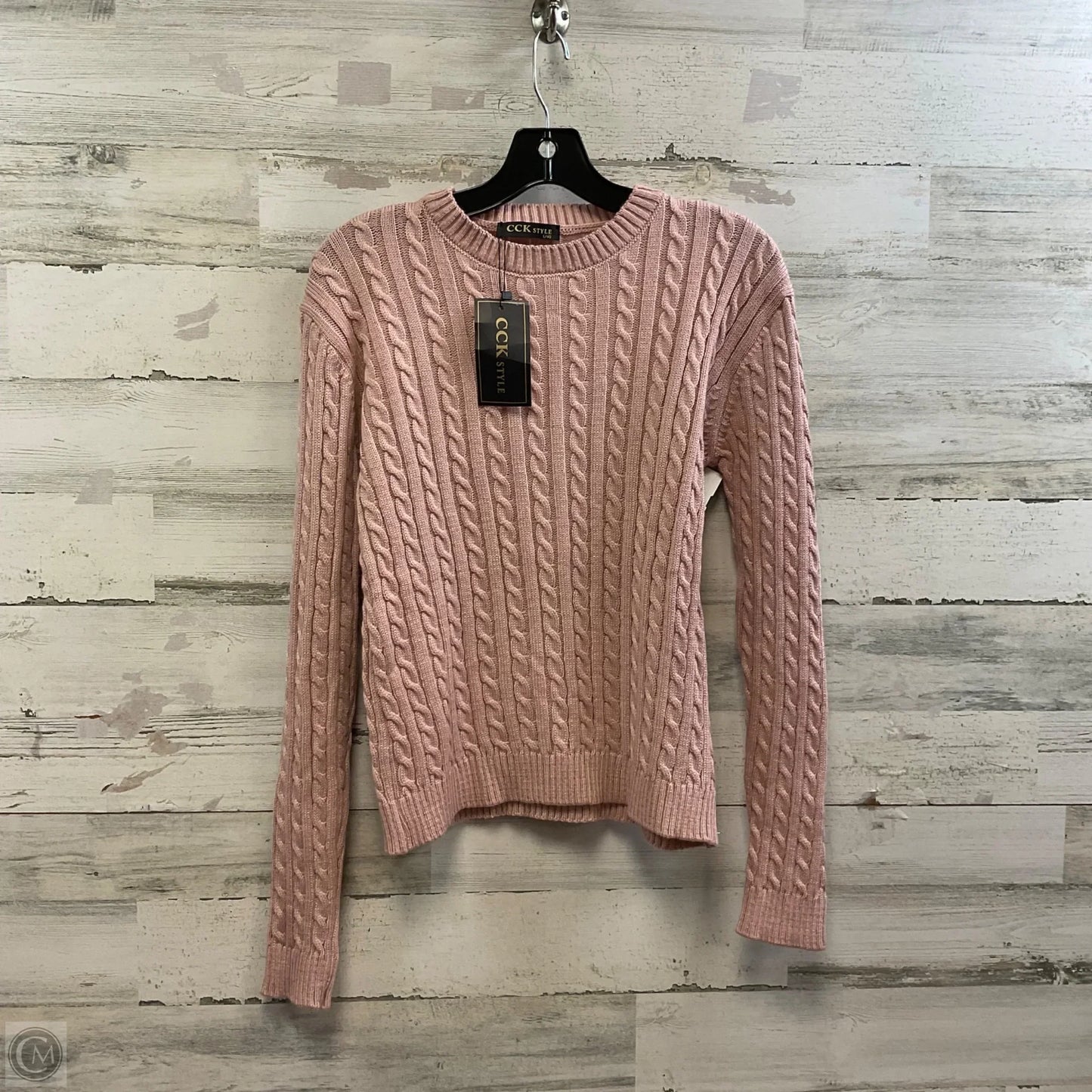 Sweater By CCK Style In Pink, Size: L