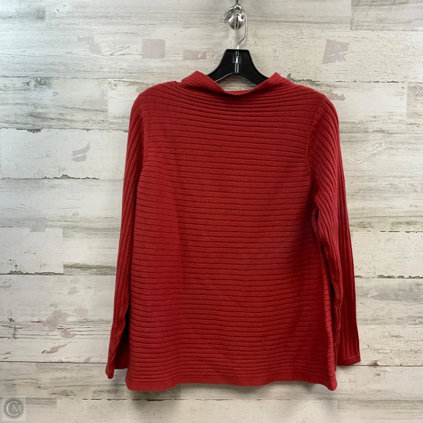Sweater By Eileen Fisher In Orange, Size: L petite