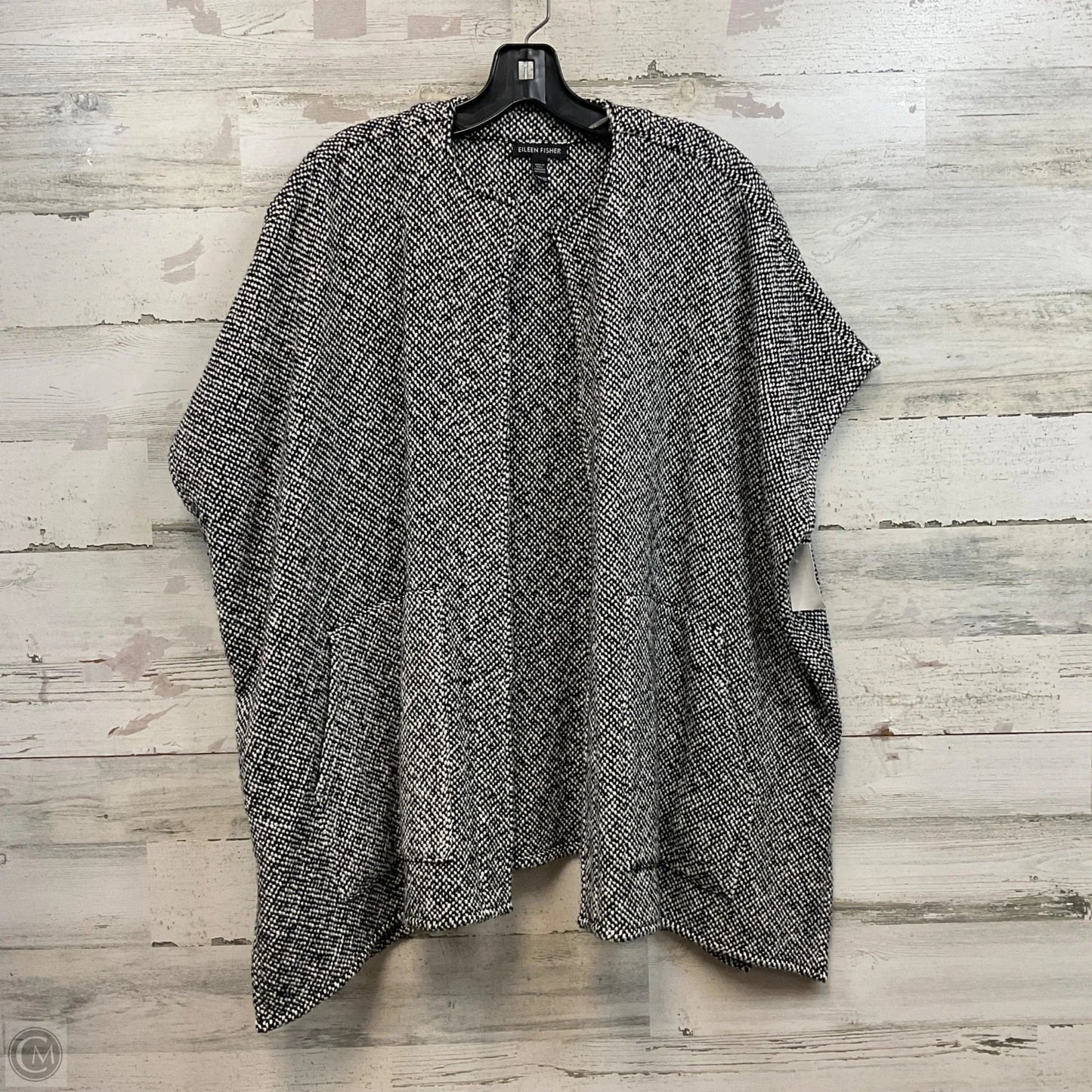 Jacket Other By Eileen Fisher In Black, Size: Xxs