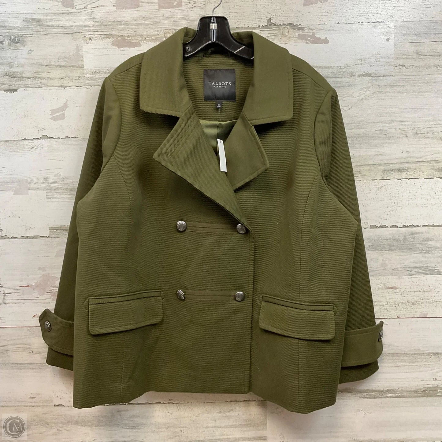 Jacket Other By Talbots In Green, Size: 2x petite