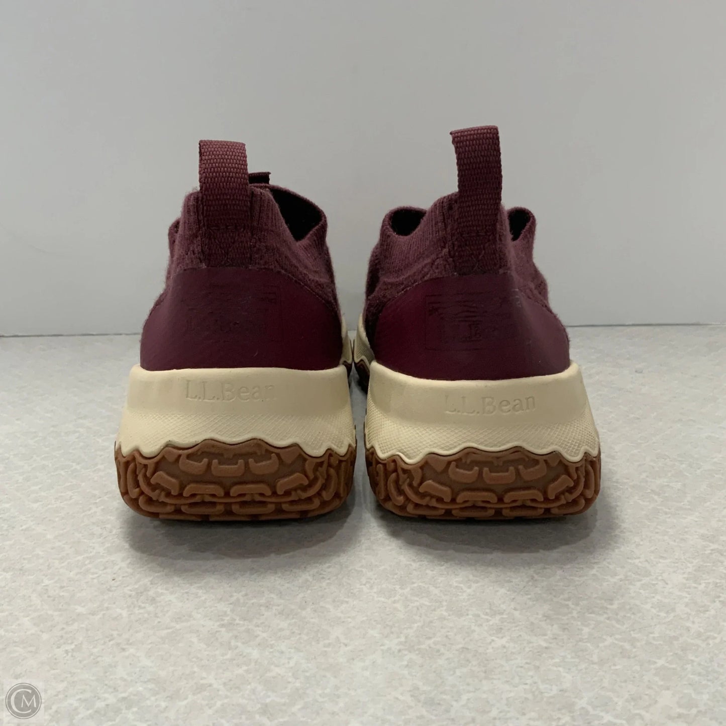 Shoes Sneakers By L.l. Bean In Maroon, Size: 8