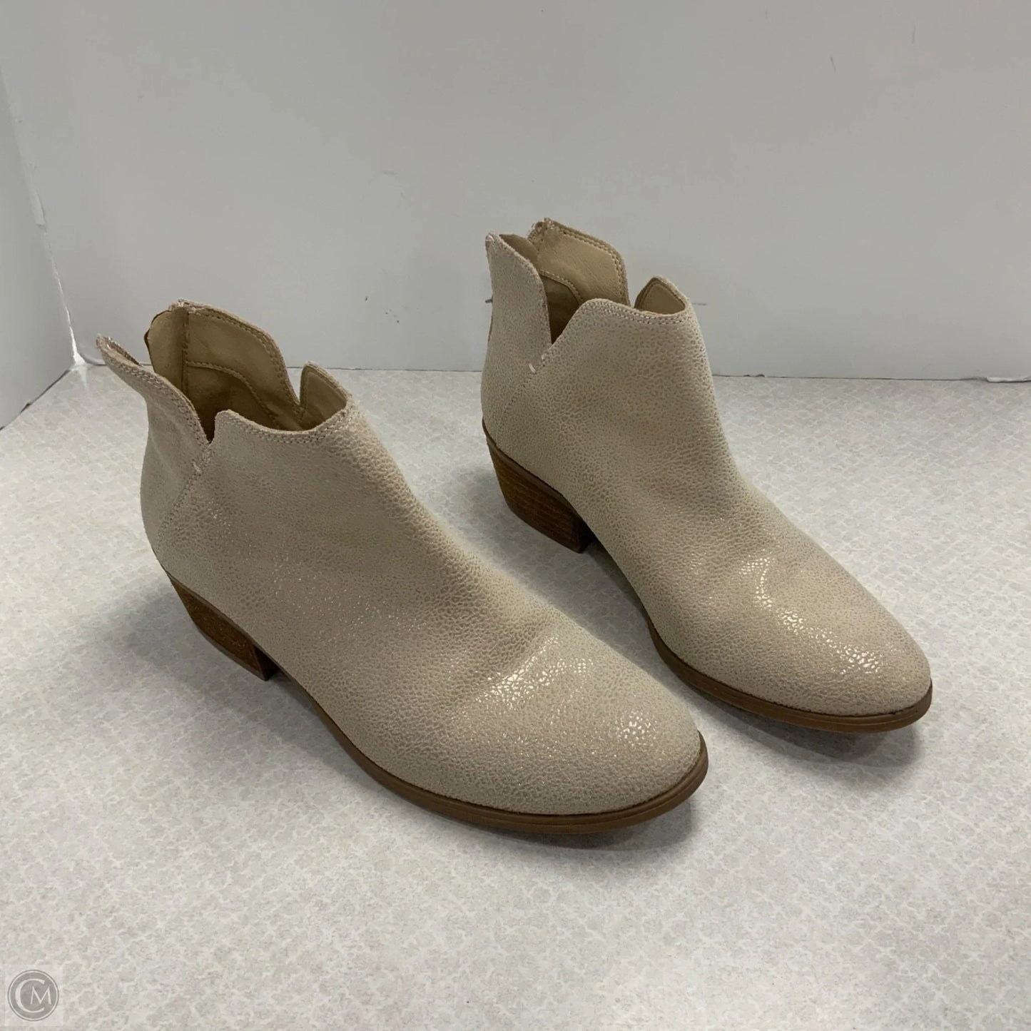 Boots Ankle Flats By Michael Shannon In Brown, Size: 9